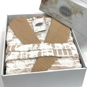 Банный халат Orkide цвет: бежевый (M)