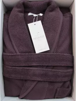 Банный халат Quattro цвет: баклажановый (XL)