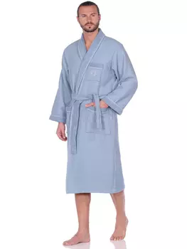 Банный халат Quattro цвет: голубой (S)