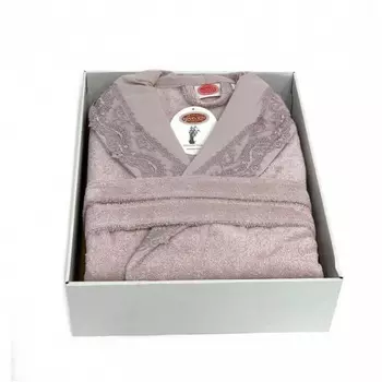 Банный халат Reina цвет: лиловый (2XL)