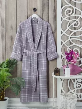 Банный халат Rheanna цвет: фиолетовый (2XL)