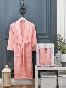 Банный халат Salda цвет: розовый (xL)