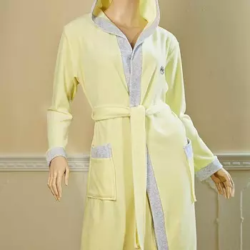 Банный халат Smile цвет: светло-лимонный (XS-S)