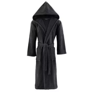 Банный халат Stripe цвет: антрацитовый (L)
