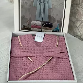 Банный халат Suri цвет: сухая роза (2XL)