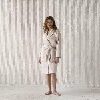 Банный халат Тао цвет: бежевый (XL)