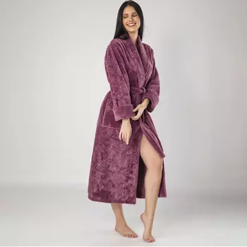 Банный халат Triga цвет: сухая роза (S)