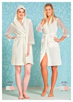 Банный халат Tuana Цвет: Кремовый (M)