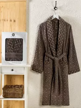 Банный халат Vespira цвет: шоколадный (3XL)