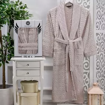 Банный халат Vespira цвет: светло-бежевый (XL)