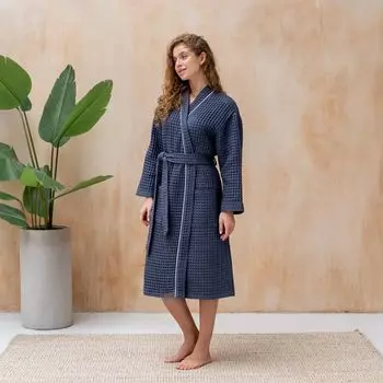 Банный халат Виги цвет: графитовый (XL)