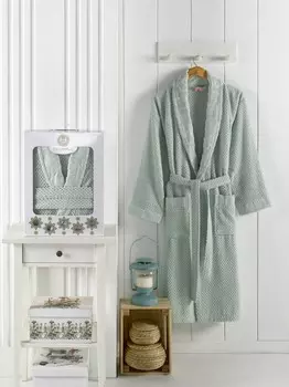 Банный халат Zenit цвет: зеленый (3XL)