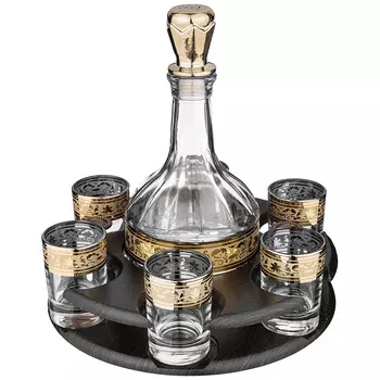 Барная стойка, графин и 6 стопок Allie