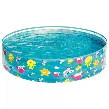 Бассейн надувной Подводный мир (25х122 см)