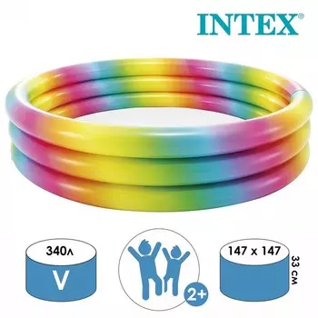 Бассейн Радуга (147х33 см)