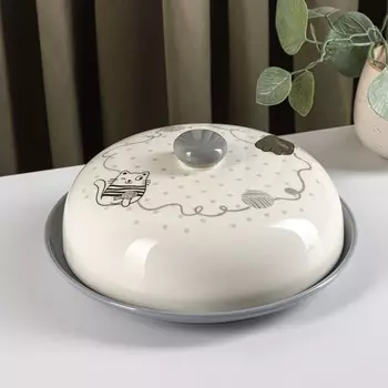 Блинница Уютные коты (26х24х11 см)