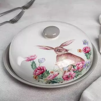 Блинница Зайка (23х23х11 см)