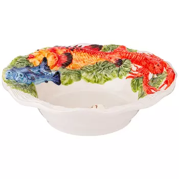 БЛЮДО РЫБЫ ДИАМЕТР 31СМ ВЫСОТА 9СМ