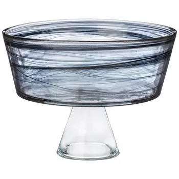 Блюдо Ababaster black (21х16 см)