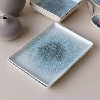 Блюдо Азур цвет: голубой (22х30 см)