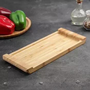 Блюдо Бамбук цвет: бежевый