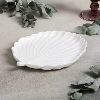 Блюдо Бланш. Герань (22х18х2 см)