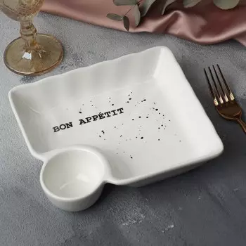 Блюдо Bon appetit (19х18х4 см)
