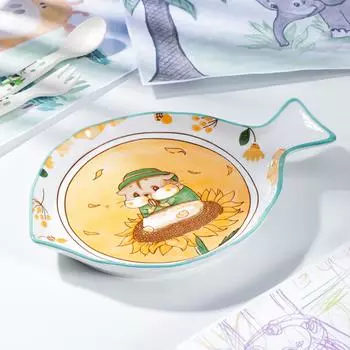 Блюдо Бурундук (23х16х3 см)