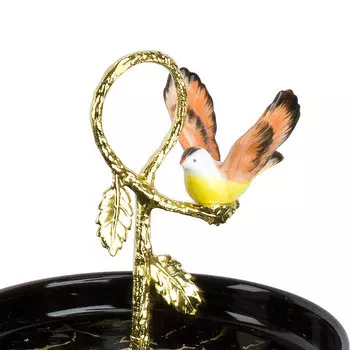 Блюдо Черный мрамор (25х25х39 см)