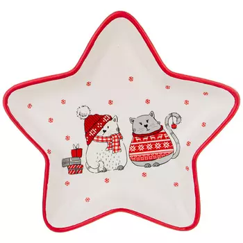 Блюдо Christmas gift (20х20х3 см)
