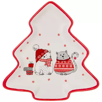 Блюдо Christmas gift (22х21х2 см)