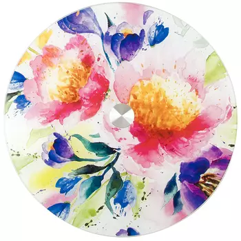 Блюдо Цветочная акварель (32х2 см)