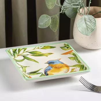 Блюдо Флора и Фауна (16х16х4 см)