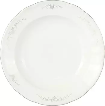Блюдо глубокое Серый орнамент (31 см)