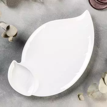 Блюдо Классика. Лист (34х21х3 см)