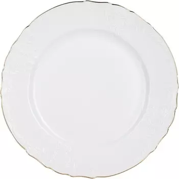Блюдо круглое Amby. Отводка золото (32 см)