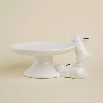 Блюдо Лесные кролики (31х25х16 см)