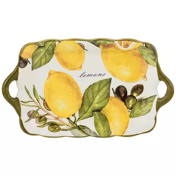 Блюдо Лимонное дерево (24х14х3 см)
