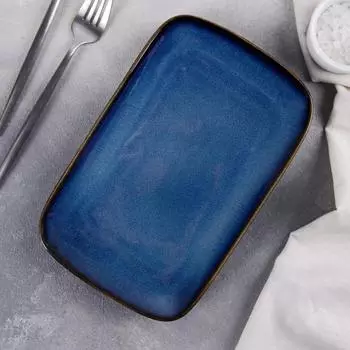 Блюдо Лунная тропа (24х15 см)