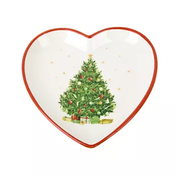 Блюдо Новогодняя ель (19х19х3 см)