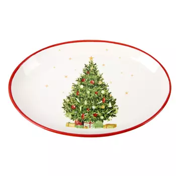 Блюдо Новогодняя ель (29х19х3 см)