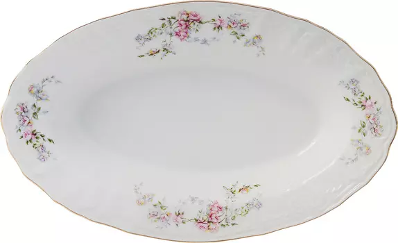 Блюдо овальное Дикая роза (24 см)