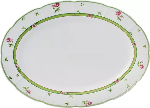 Блюдо овальное Роза (36 см)