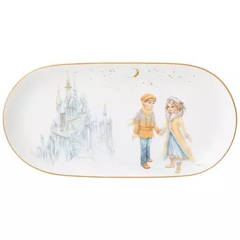 Блюдо овальное Снежная королева (21 см)