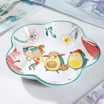 Блюдо Прогулка авокадо (20 см)