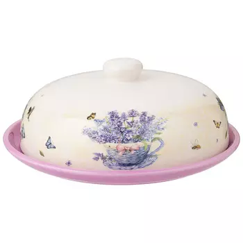 Блюдо для блинов Прованс лаванда (23х23х10 см)
