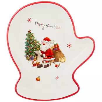 Блюдо С Новым Годом! (20х18х3 см)