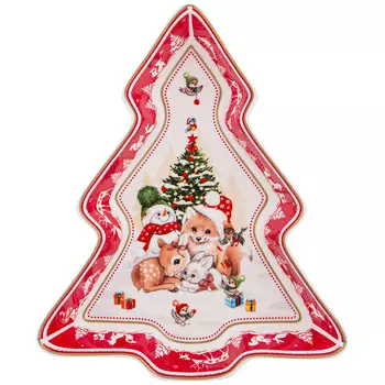 Блюдо С Новым годом (25х21х4 см)