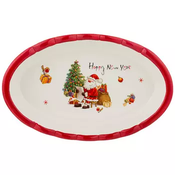 Блюдо С Новым Годом! (28х17х5 см)