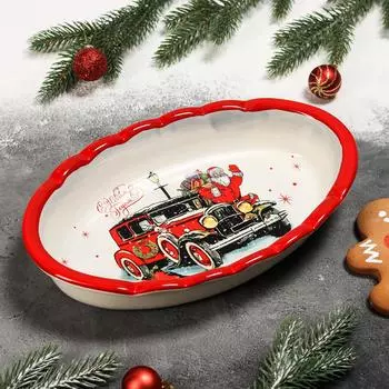 Блюдо С Новым годом (28х17х5 см)